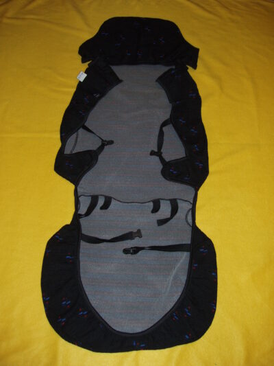 Cover-Tech Fabric, coppia coprisedili anteriori in tessuto tecnico -  Blu/Grigio
