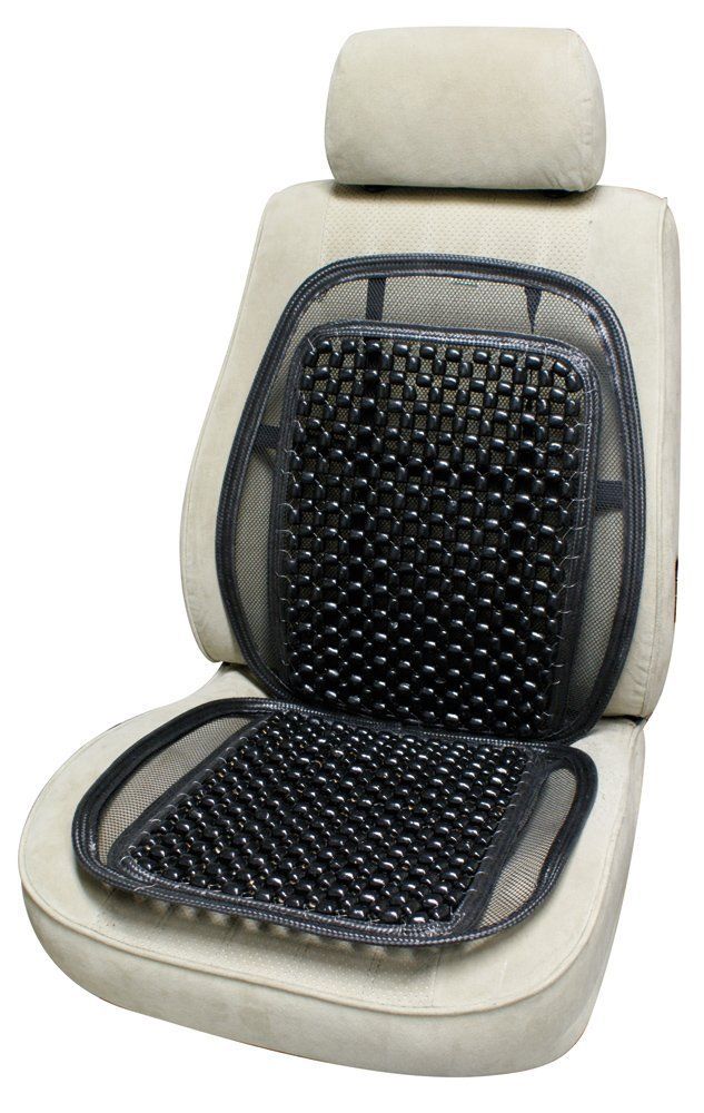 Coprisedile legno nero Cora